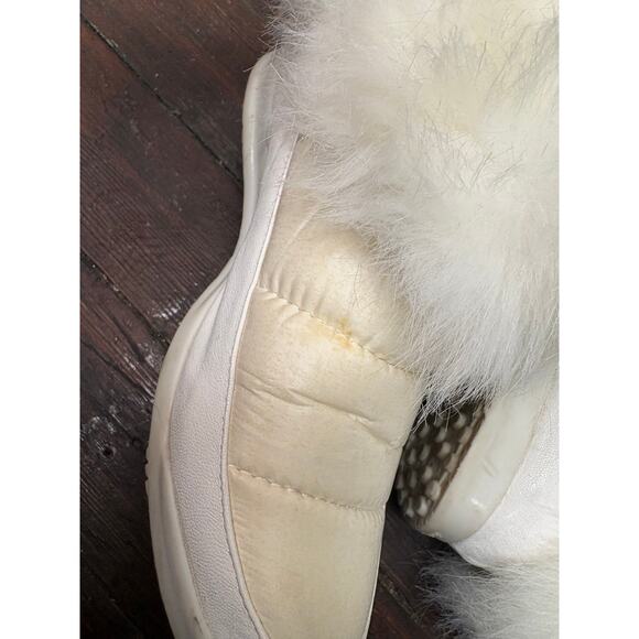Y2K Baby Phat White Faux Fur Snow Boots Women's Size 8 - Picture 10 of 10